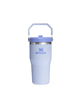STANLEY | Isolierflasche - Thermosflasche Flip Straw 2.0 0.6l Violet Blossom | hellblau